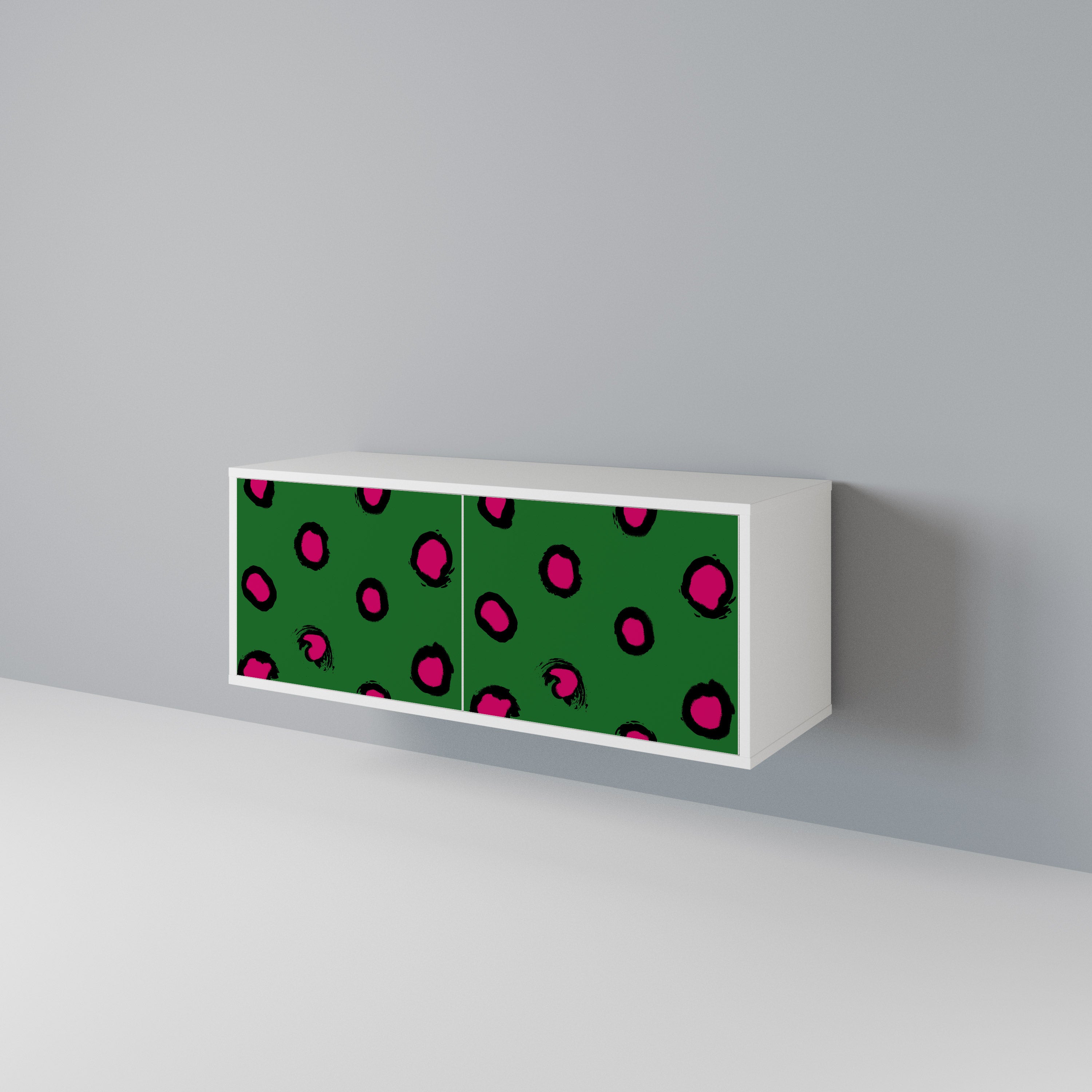 FUNKY SPOTS Kompakt TV-bänk med 2 dörrar
