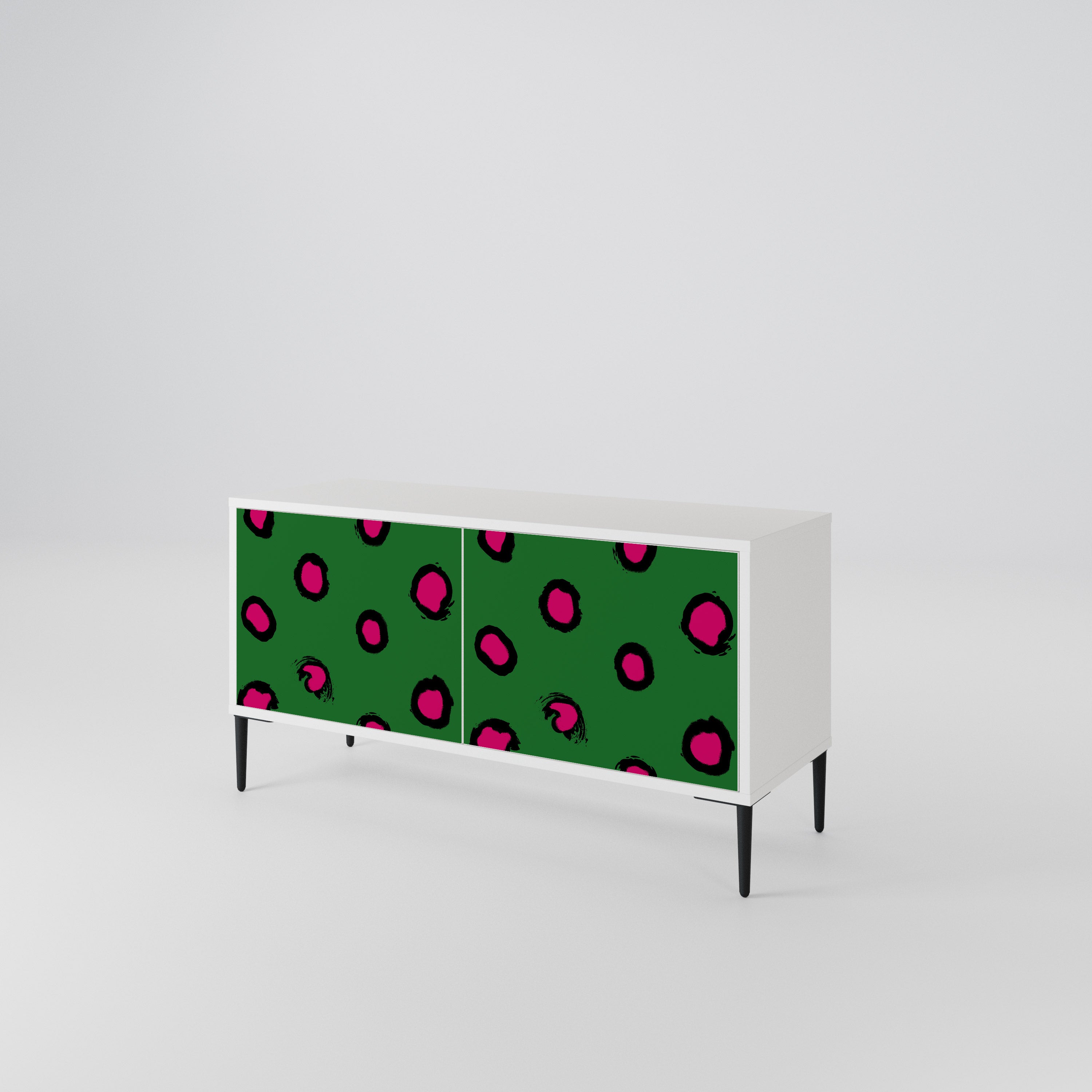 FUNKY SPOTS Kompakt TV-bänk med 2 dörrar