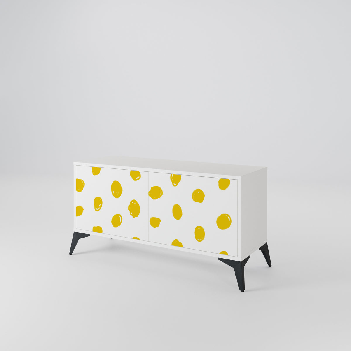 RADIANT REVERIE Kompakt TV-bänk med 2 dörrar