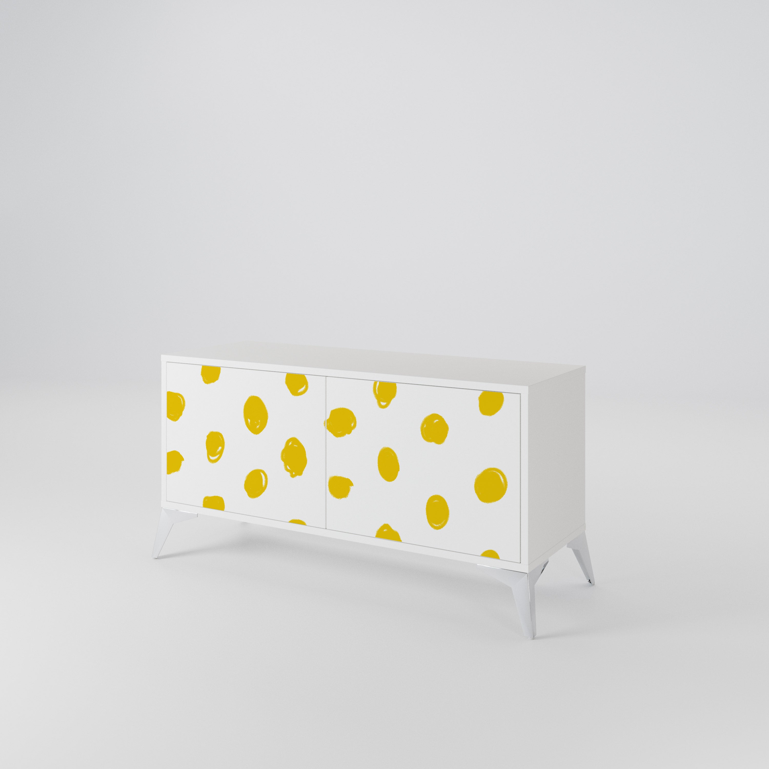 RADIANT REVERIE Kompakt TV-bänk med 2 dörrar