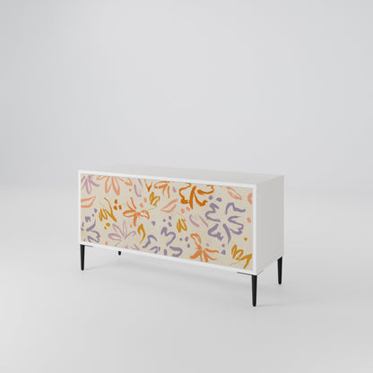 SPRING WHIMSY Kompakt TV-bänk med 2 dörrar