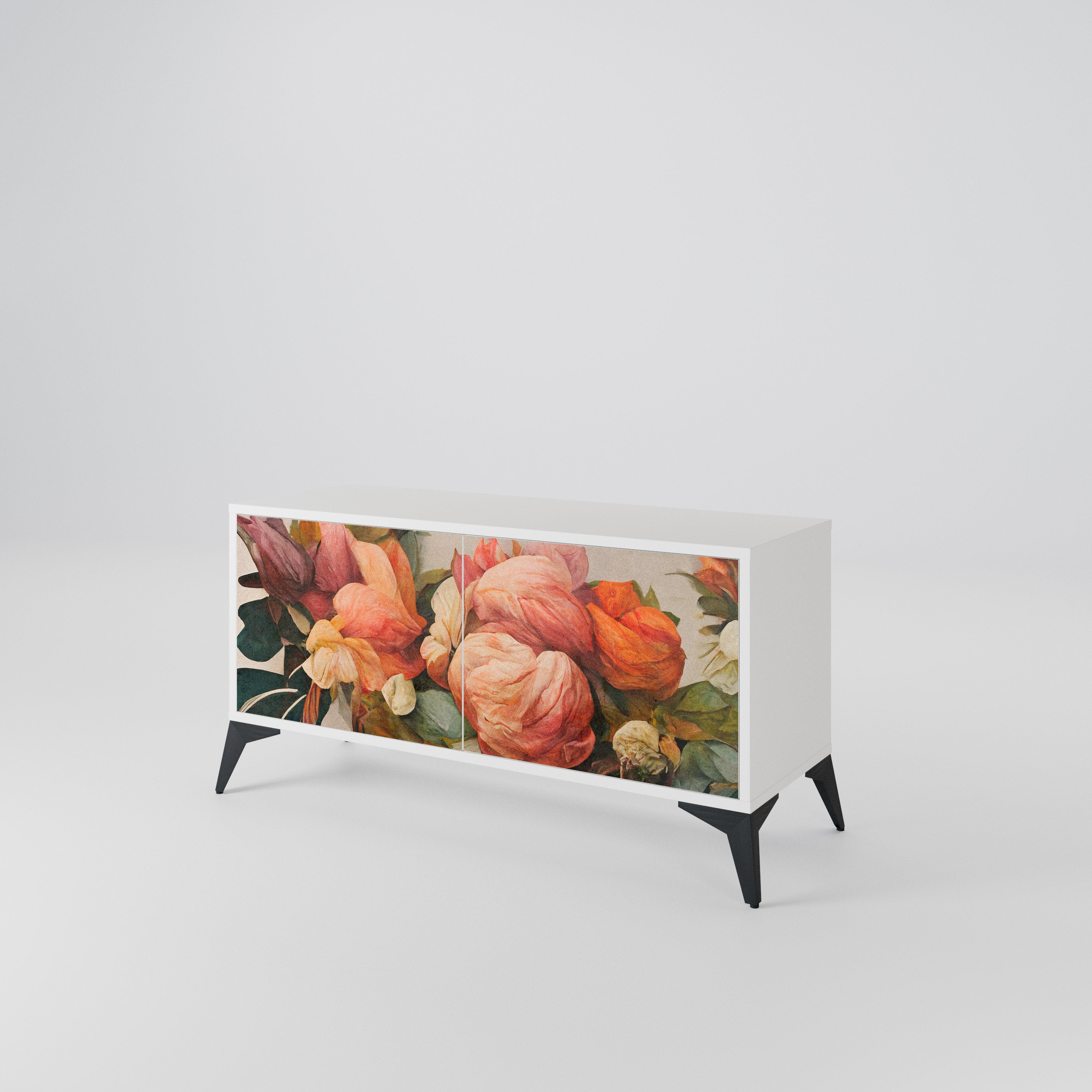 STYLISH BEAUTY Kompakt TV-bänk med 2 dörrar