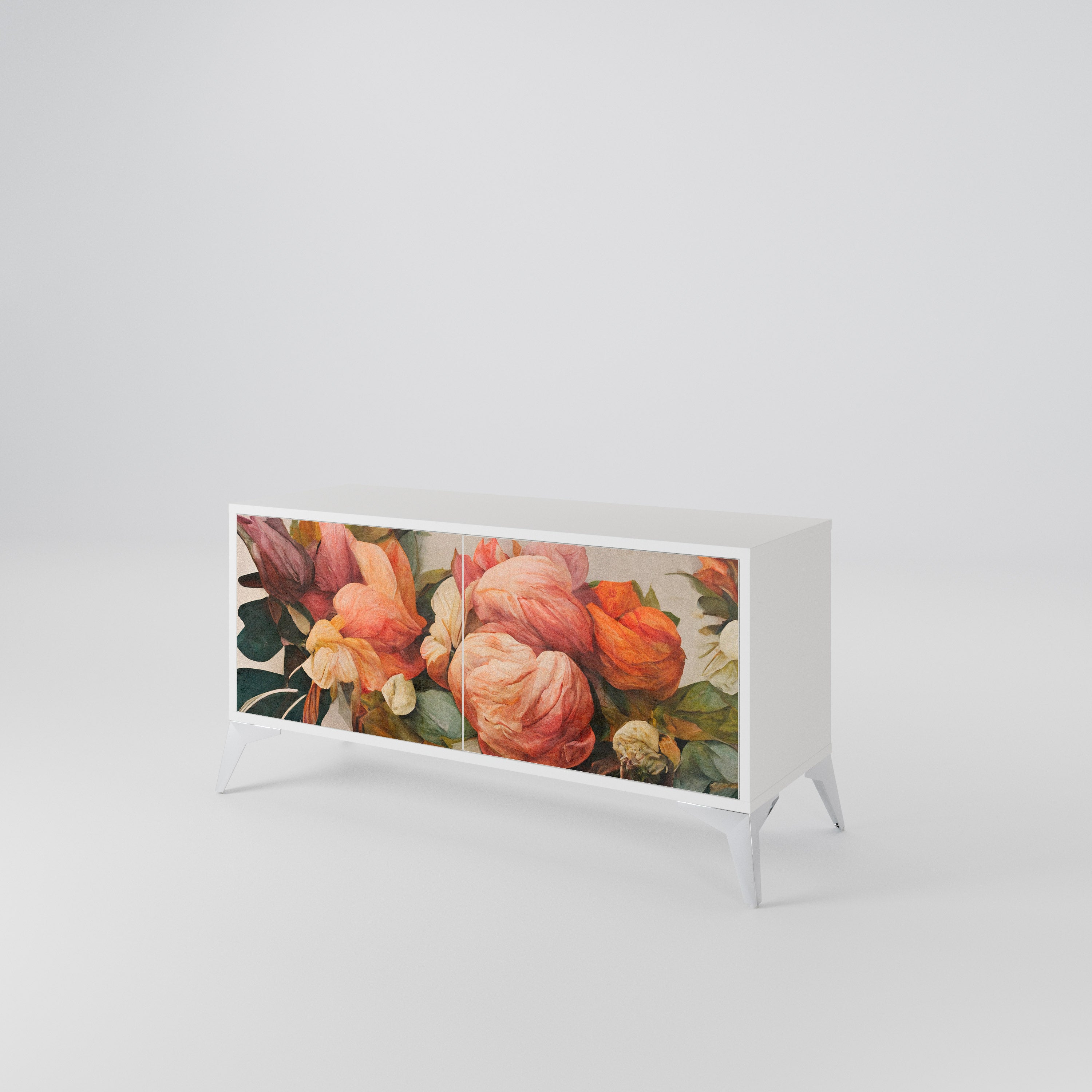STYLISH BEAUTY Kompakt TV-bänk med 2 dörrar