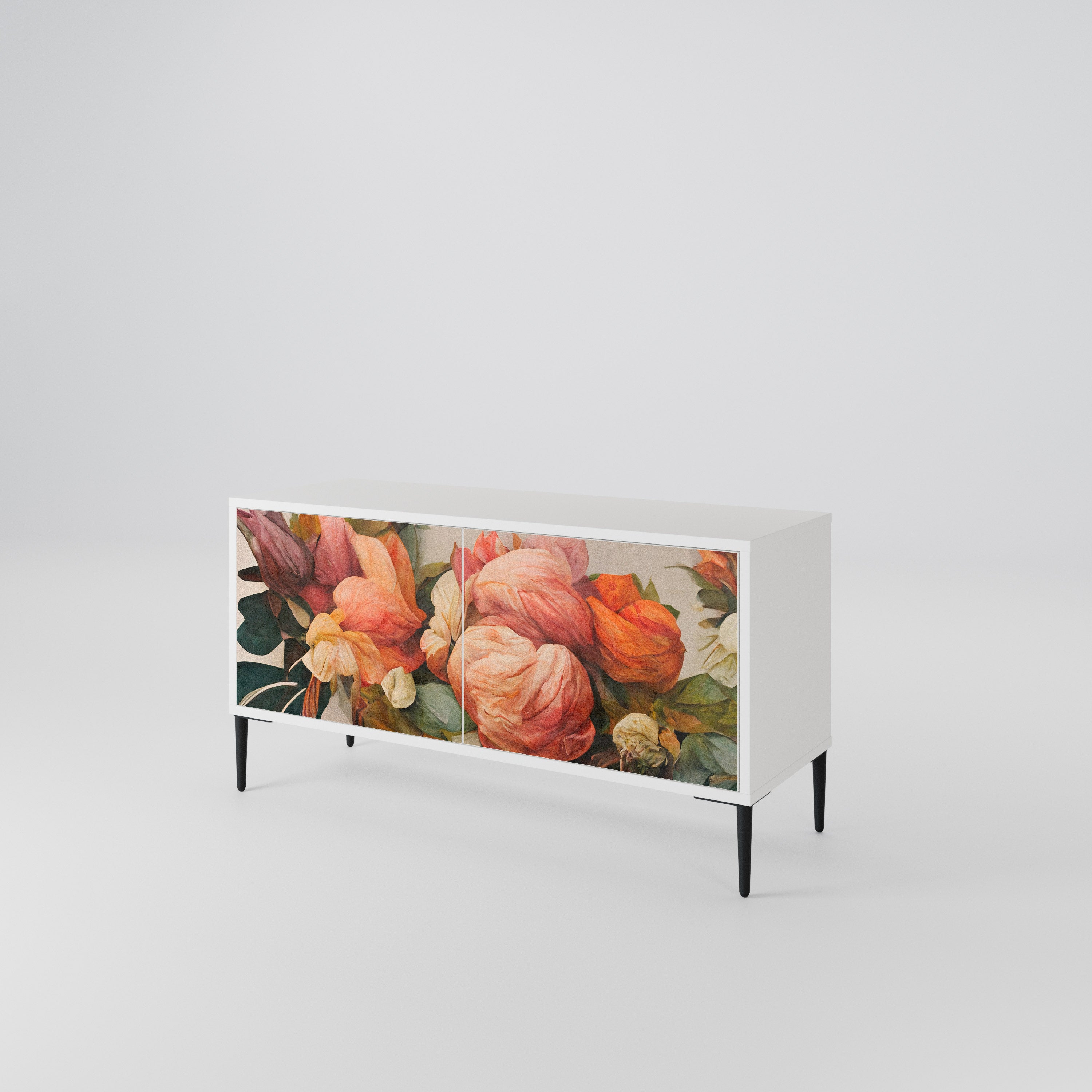 STYLISH BEAUTY Kompakt TV-bänk med 2 dörrar
