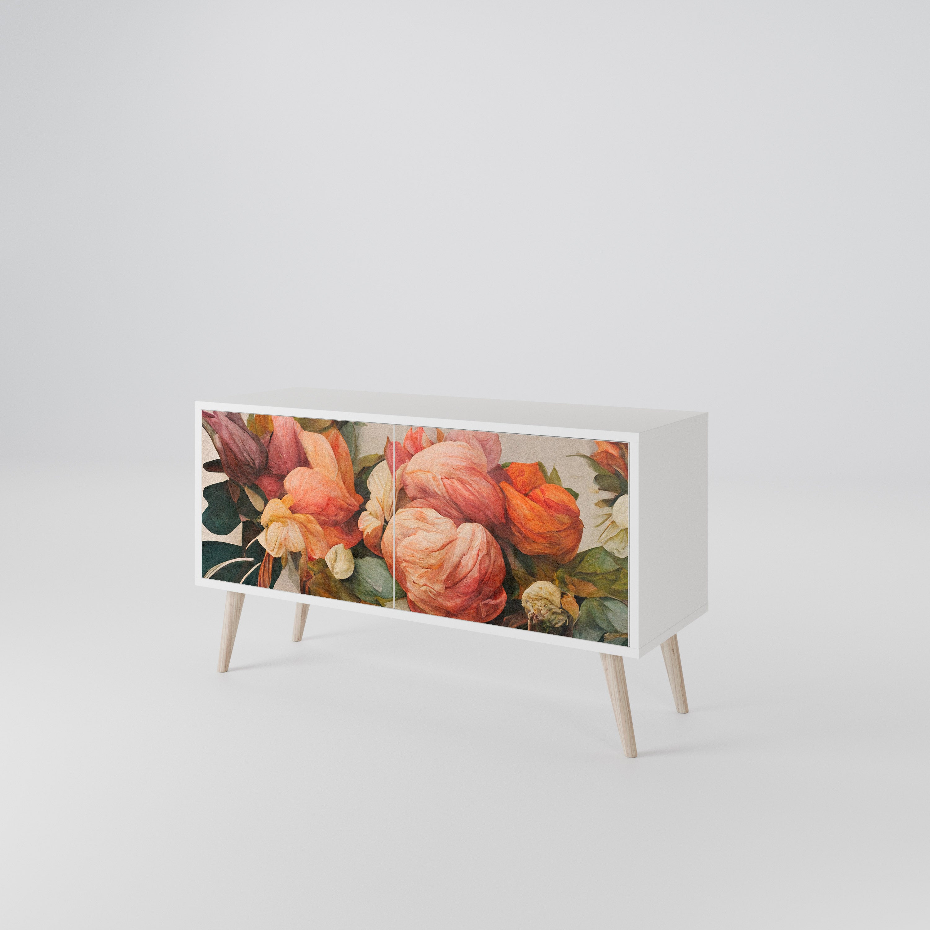 STYLISH BEAUTY Kompakt TV-bänk med 2 dörrar