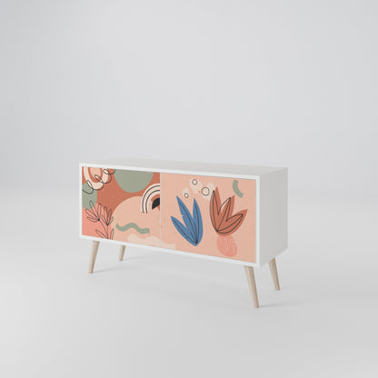 PASTEL DESTINY Kompakt TV-bänk med 2 dörrar