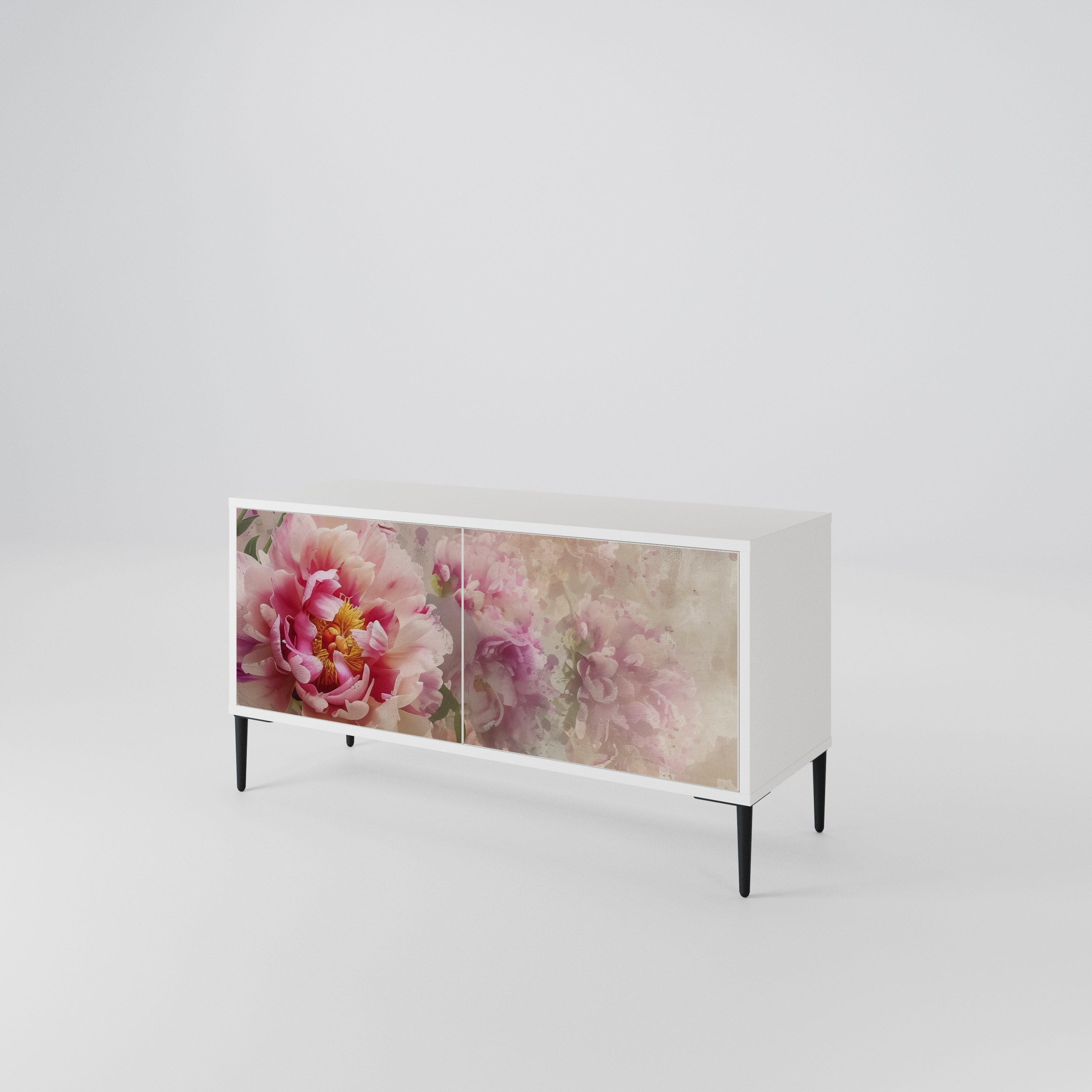 PEONY WHISPER Kompakt TV-bänk med 2 dörrar
