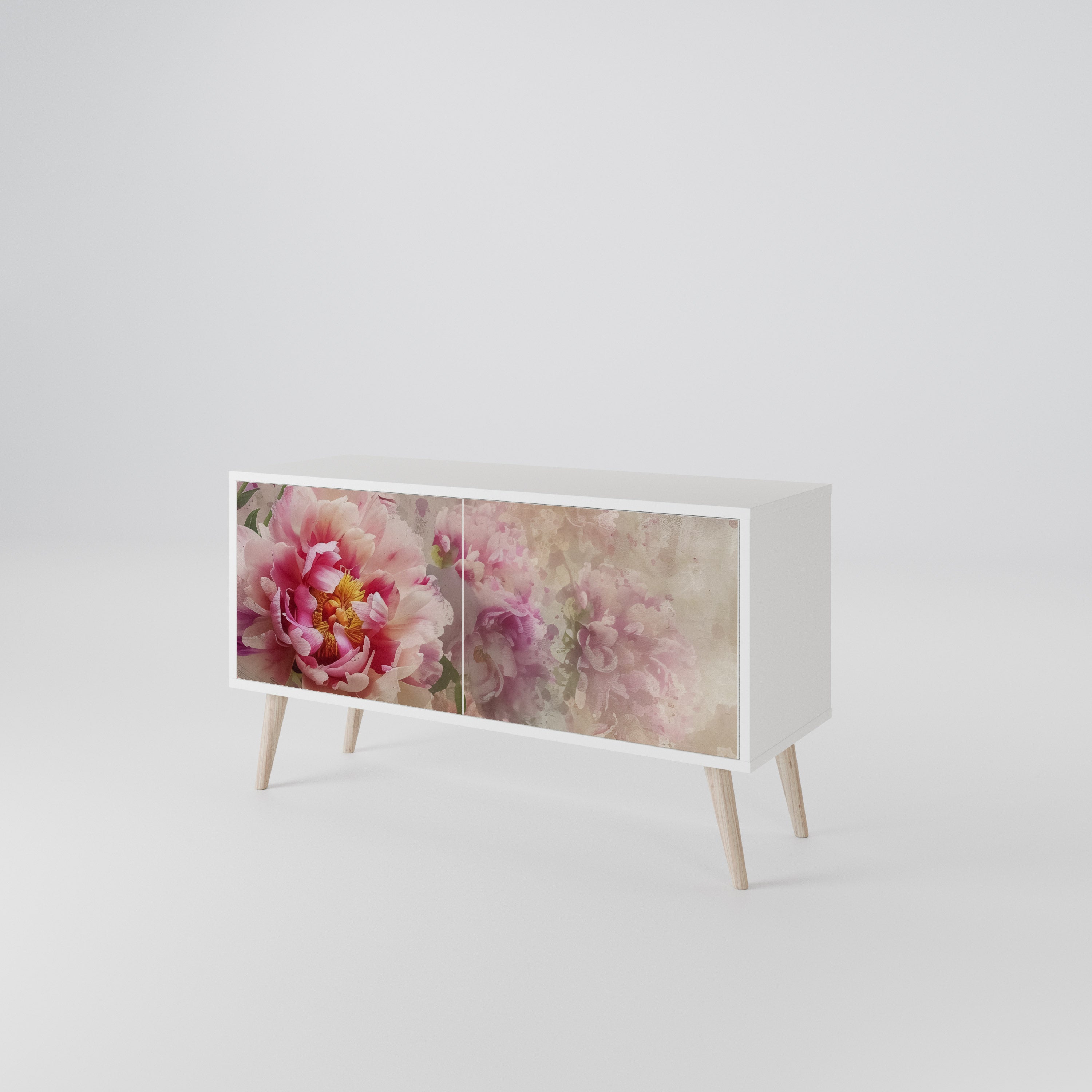 PEONY WHISPER Kompakt TV-bänk med 2 dörrar
