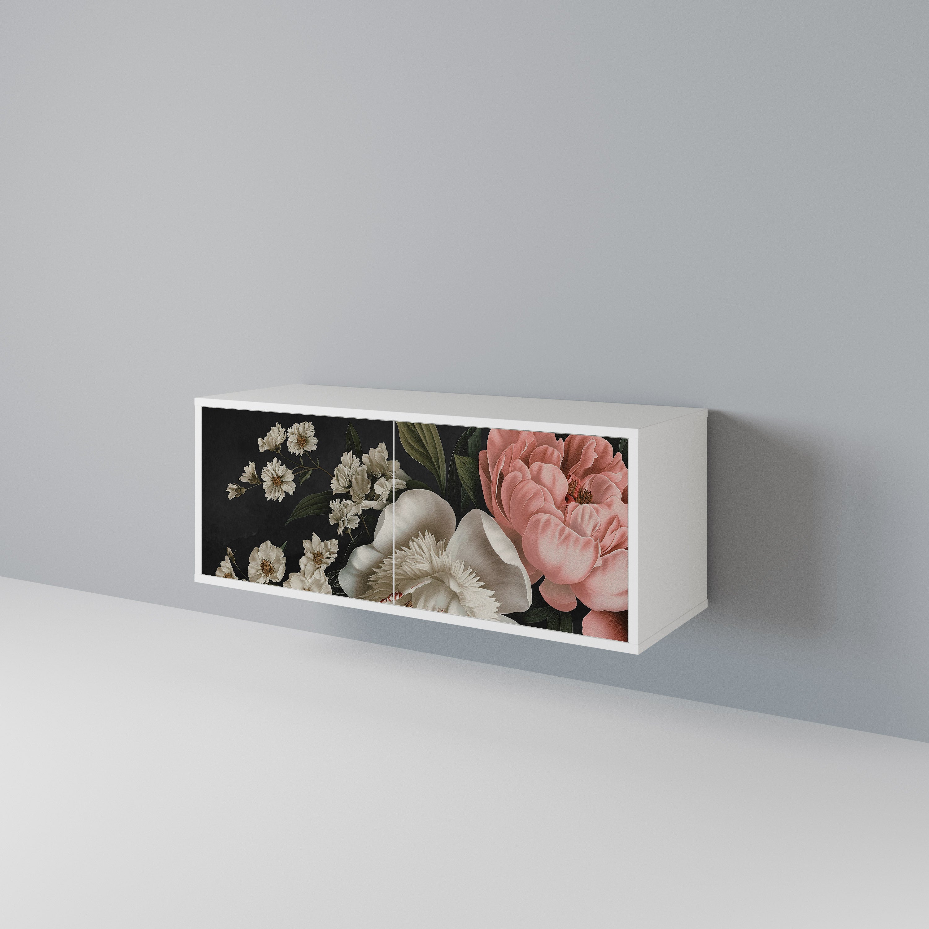 LUSH ELEGANCE Kompakt TV-bänk med 2 dörrar
