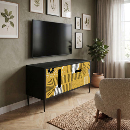 SHAPESHIFT SYMPHONY Kompakt TV-bänk med 2 dörrar