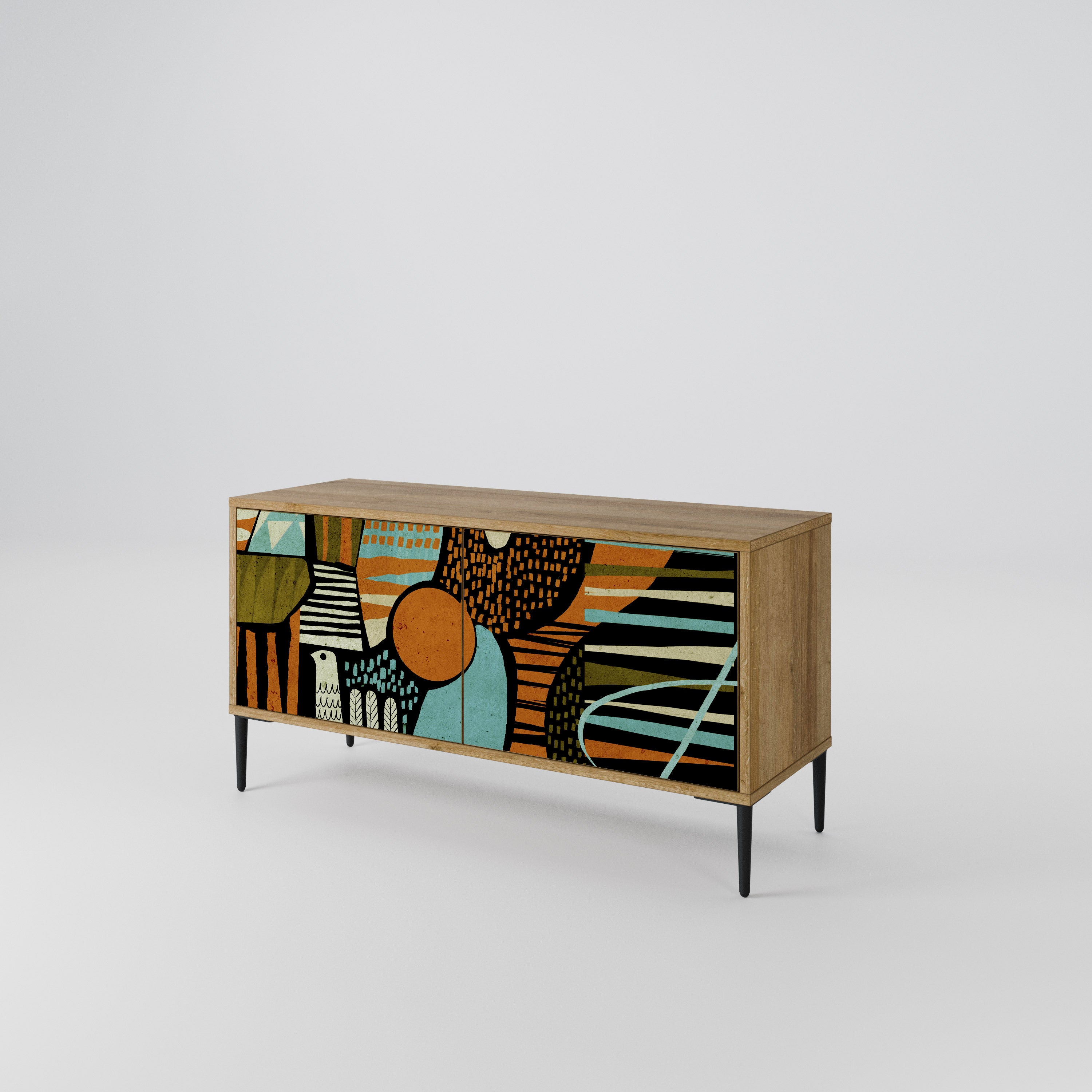 GEODE GLIMMER Compact 2-Door TV Cabinet