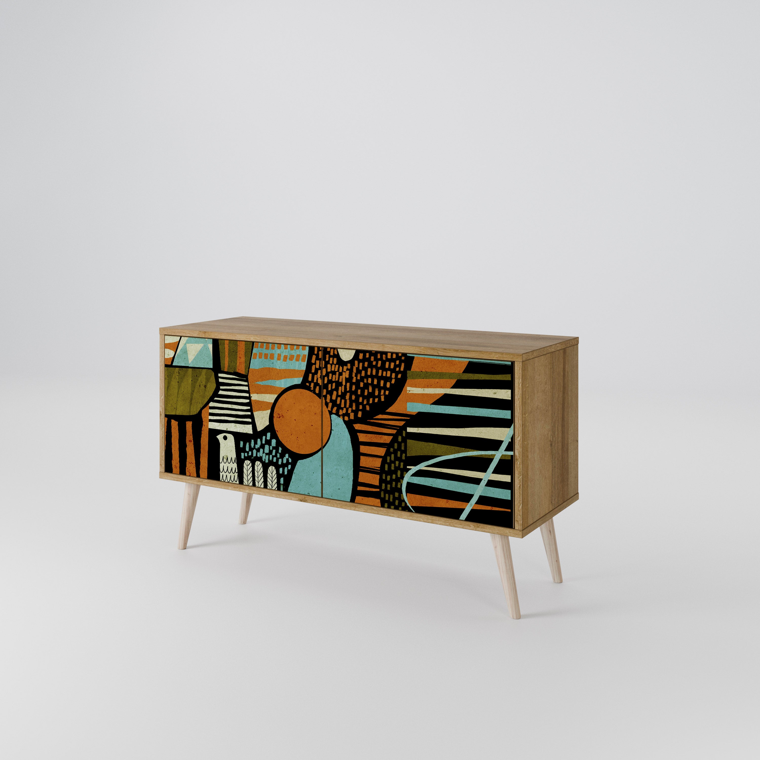 GEODE GLIMMER Compact 2-Door TV Cabinet