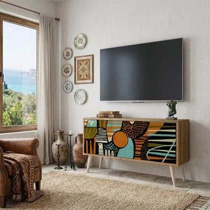 GEODE GLIMMER Kompakt TV-bänk med 2 dörrar