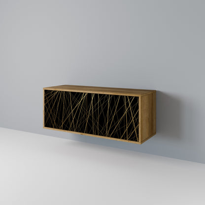 BRIGHT MESH Kompakt TV-bänk med 2 dörrar