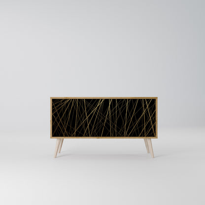 BRIGHT MESH Kompakt TV-bänk med 2 dörrar