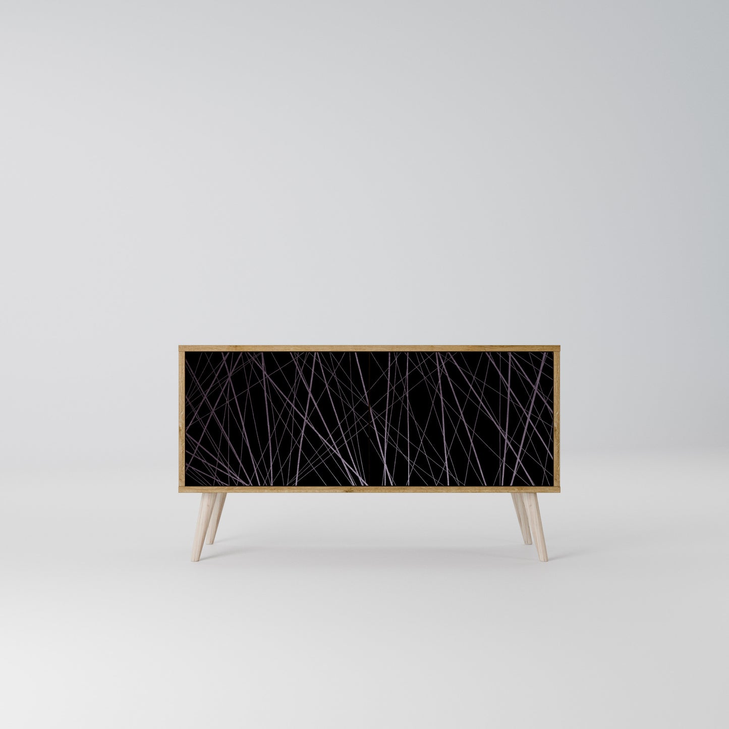SHIMMER SPIDERGRAM Kompakt TV-bänk med 2 dörrar