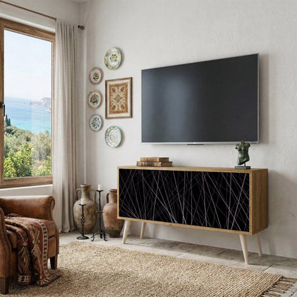 SHIMMER SPIDERGRAM Kompakt TV-bänk med 2 dörrar