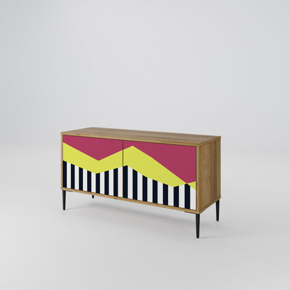 PIANO FANTASY Kompakt TV-bänk med 2 dörrar
