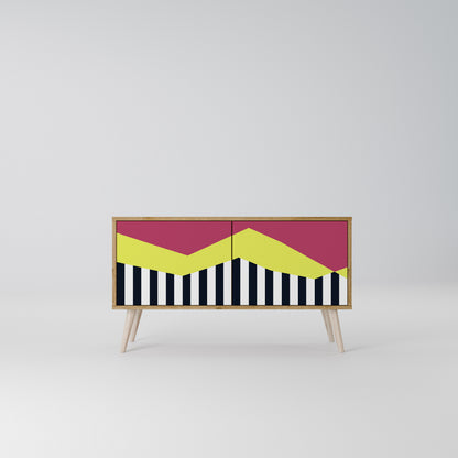 PIANO FANTASY Kompakt TV-bänk med 2 dörrar