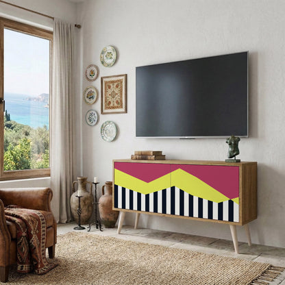 PIANO FANTASY Kompakt TV-bänk med 2 dörrar