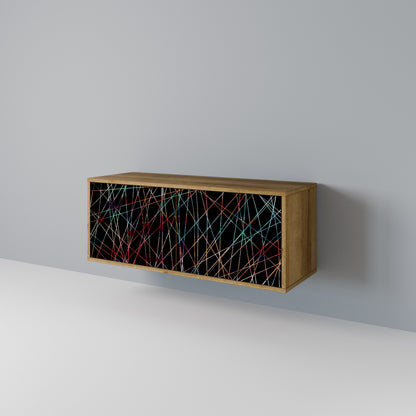 LUMINOUS SNARE Kompakt TV-bänk med 2 dörrar