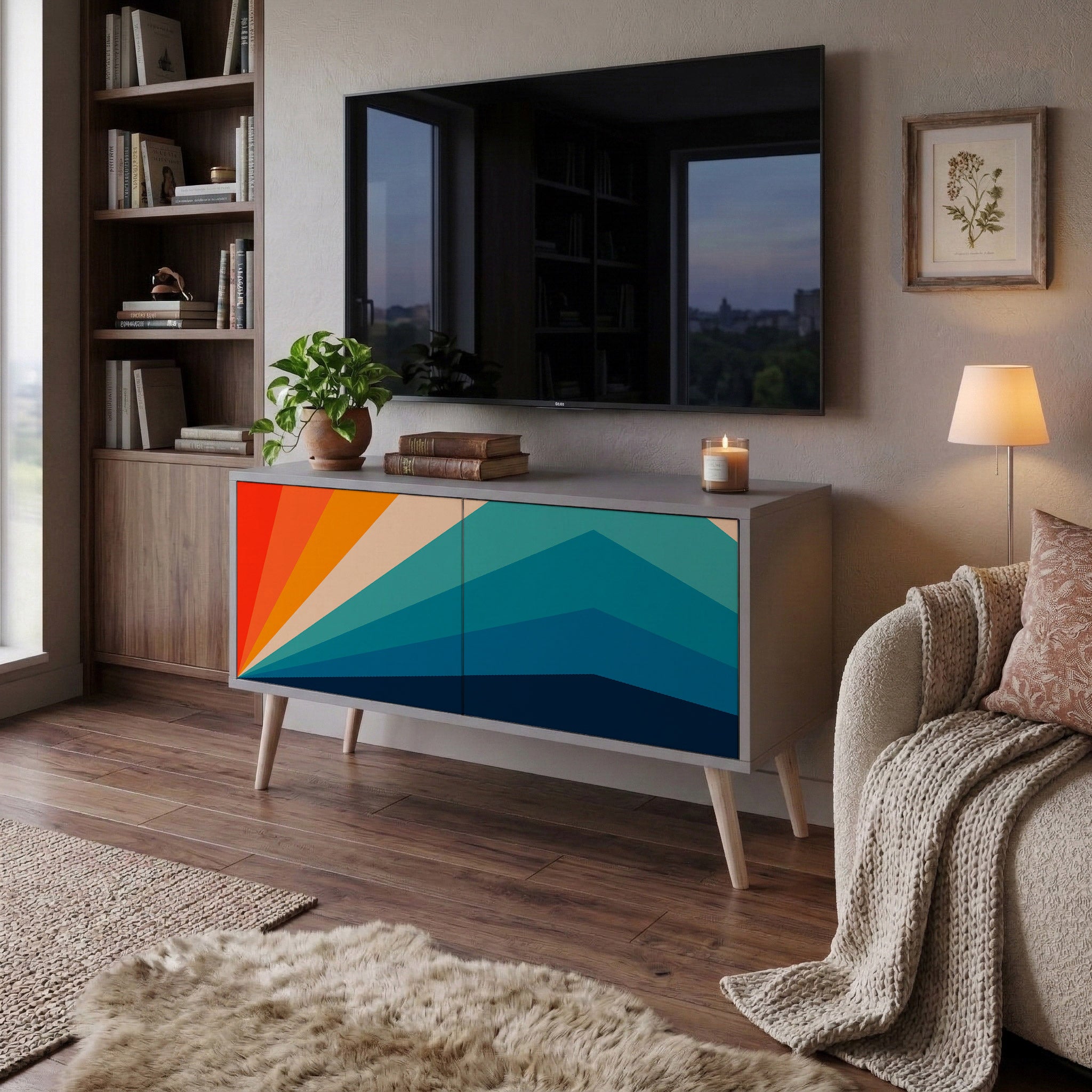 PRISM CONCUSSION Compact 2-Door TV Cabinet