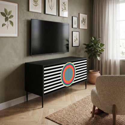 SPECTRA SHOWCASE Kompakt TV-bänk med 2 dörrar
