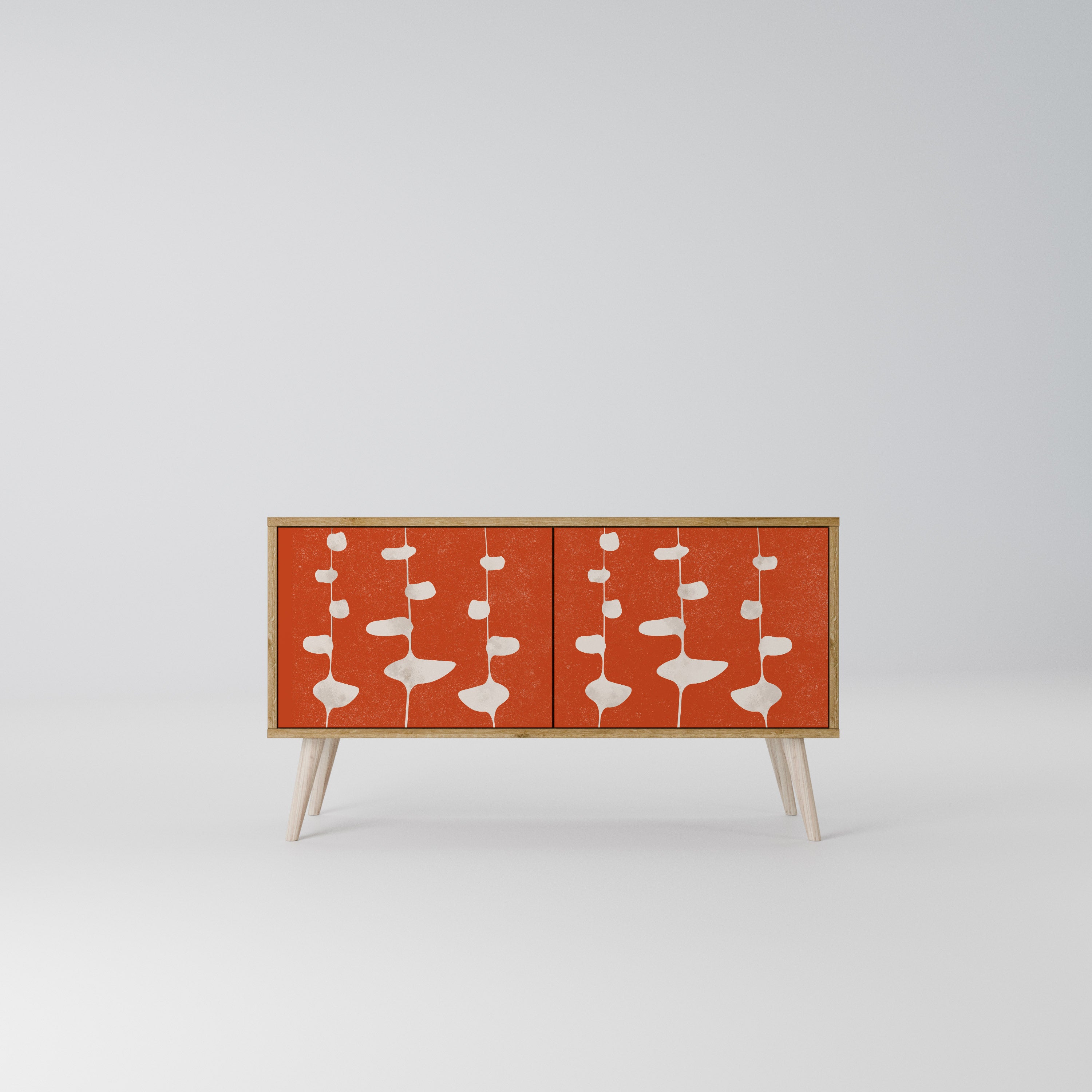 COURAGE MOLD Compact 2-Door TV Cabinet