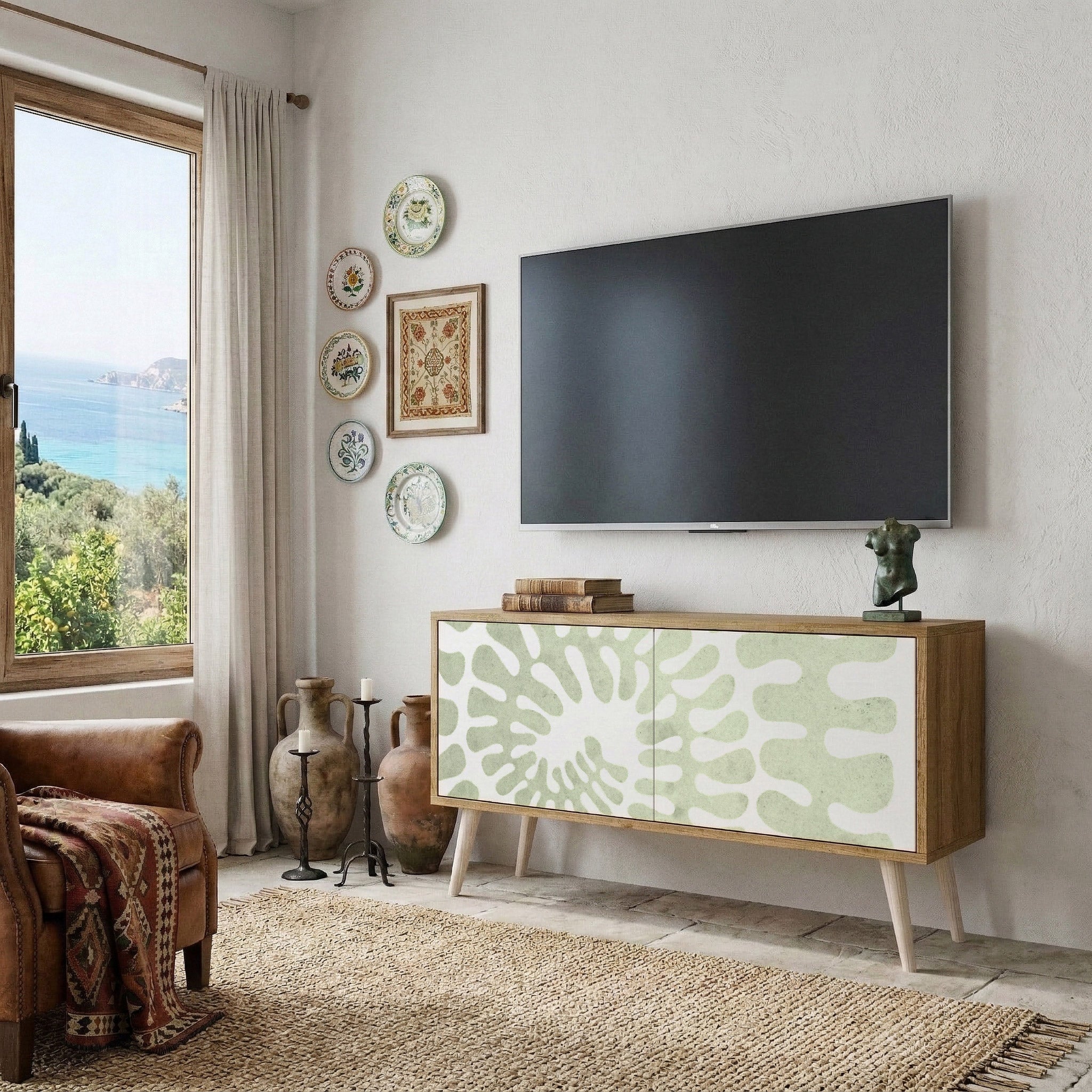 HELIX DANCE Compact 2-Door TV Cabinet