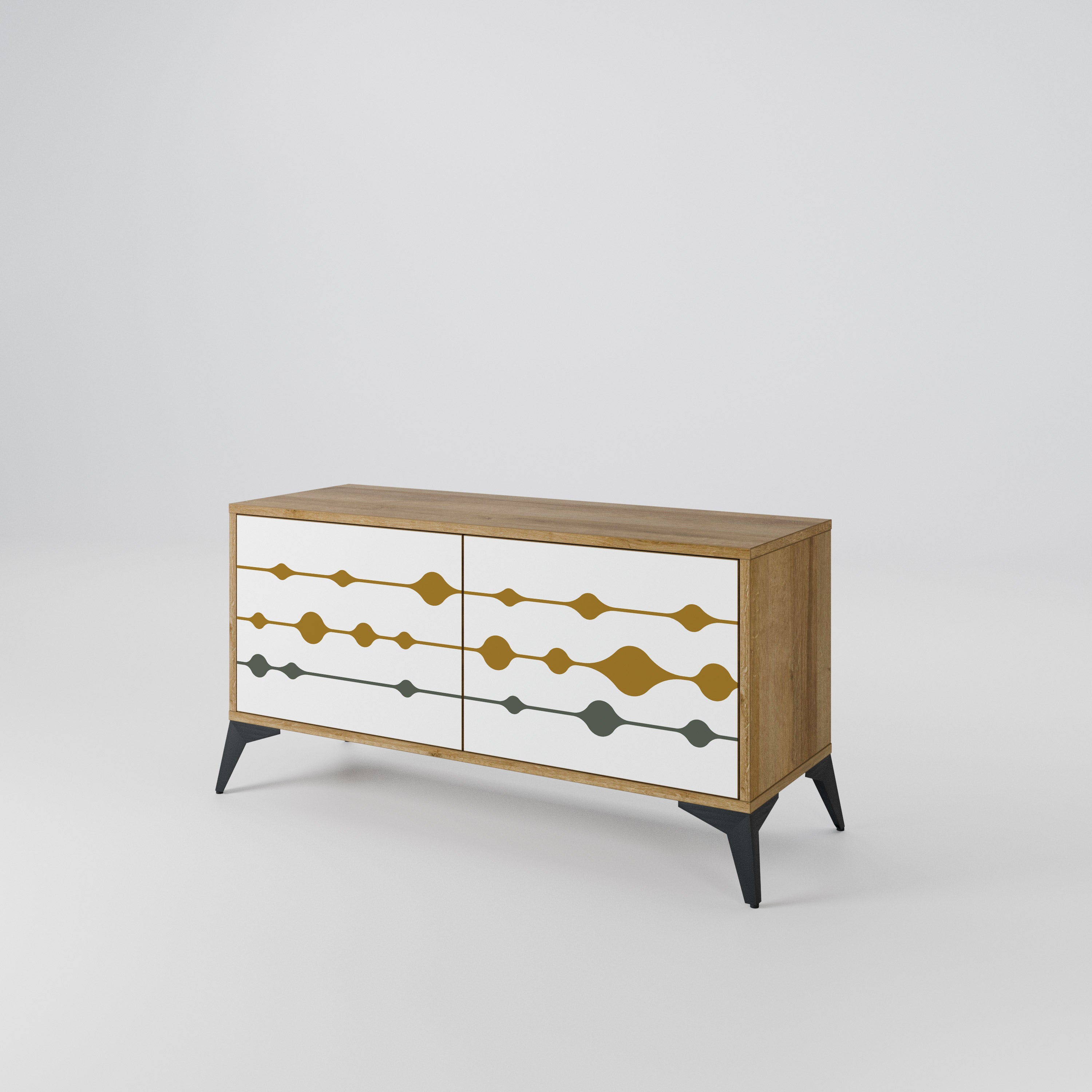 VIVID TONE Compact 2-Door TV Cabinet