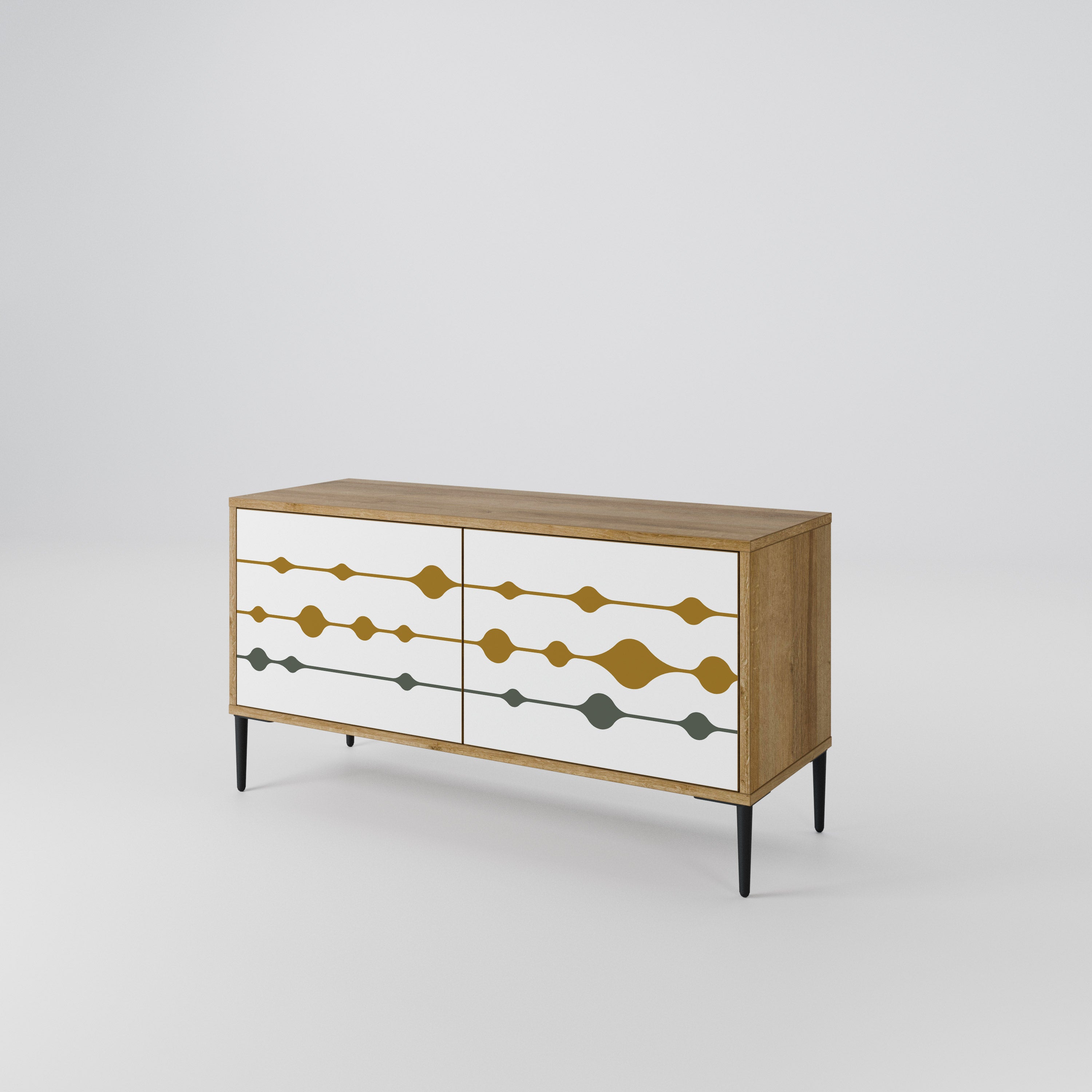 VIVID TONE Compact 2-Door TV Cabinet