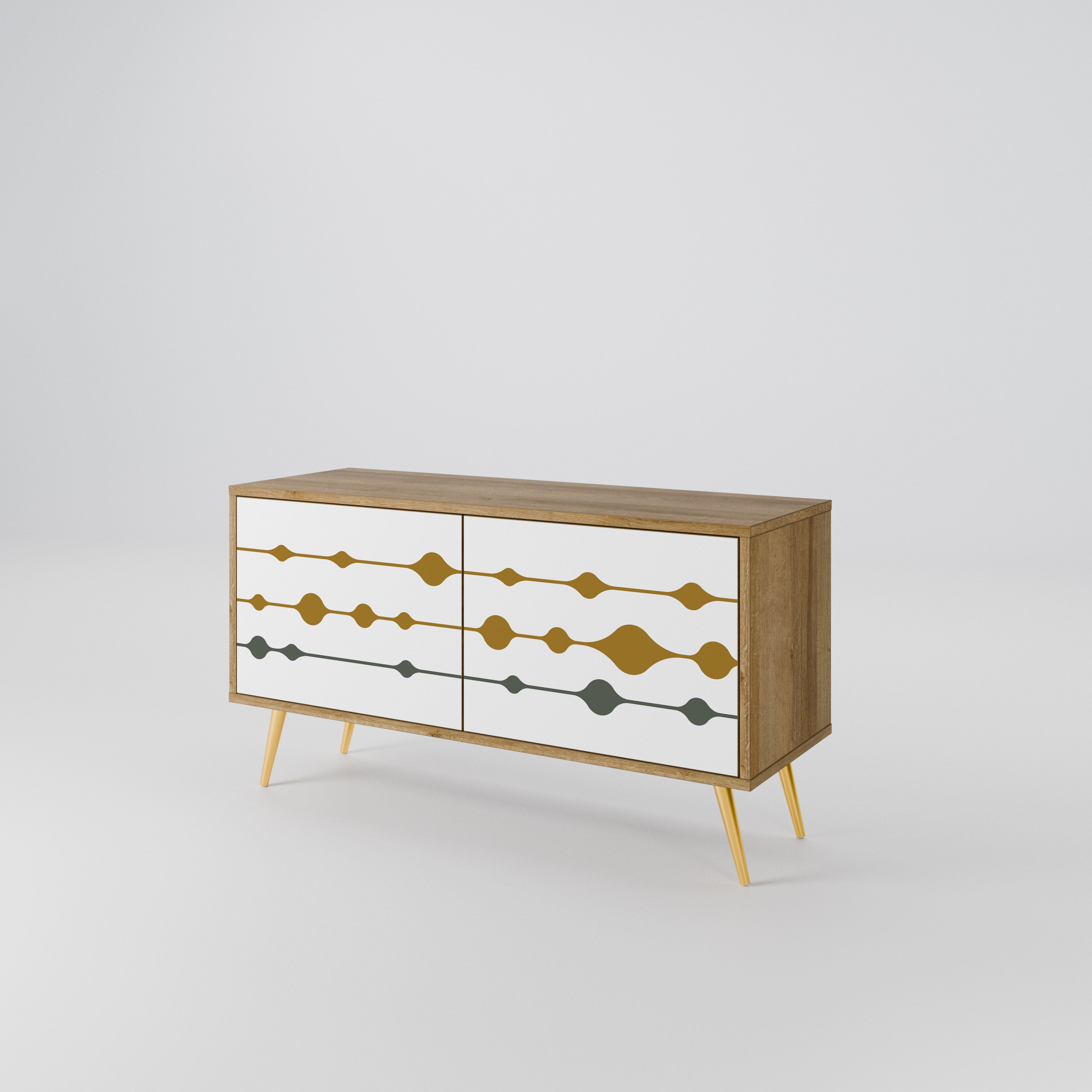 VIVID TONE Compact 2-Door TV Cabinet