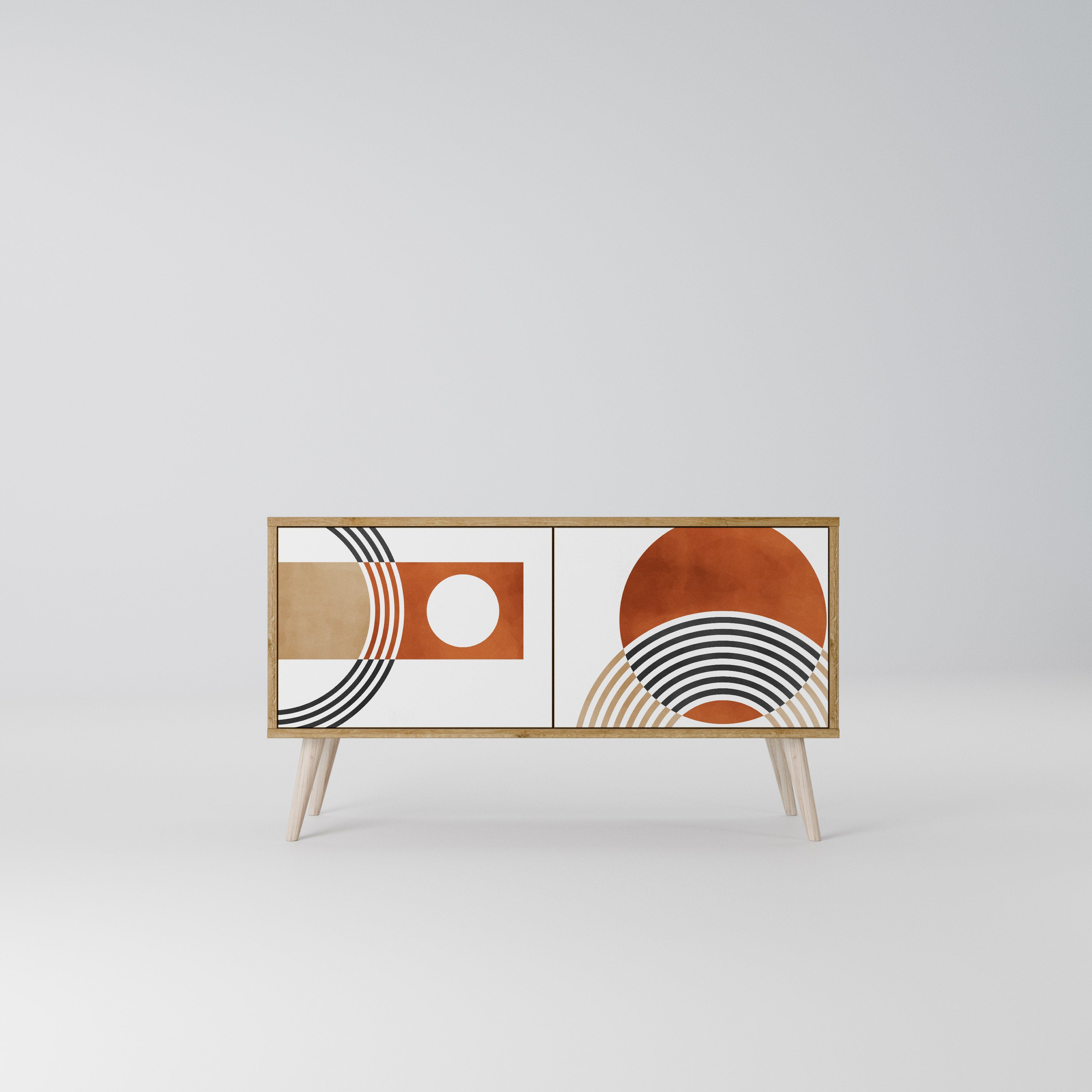 CIRCLE RHYTM Compact 2-Door TV Cabinet