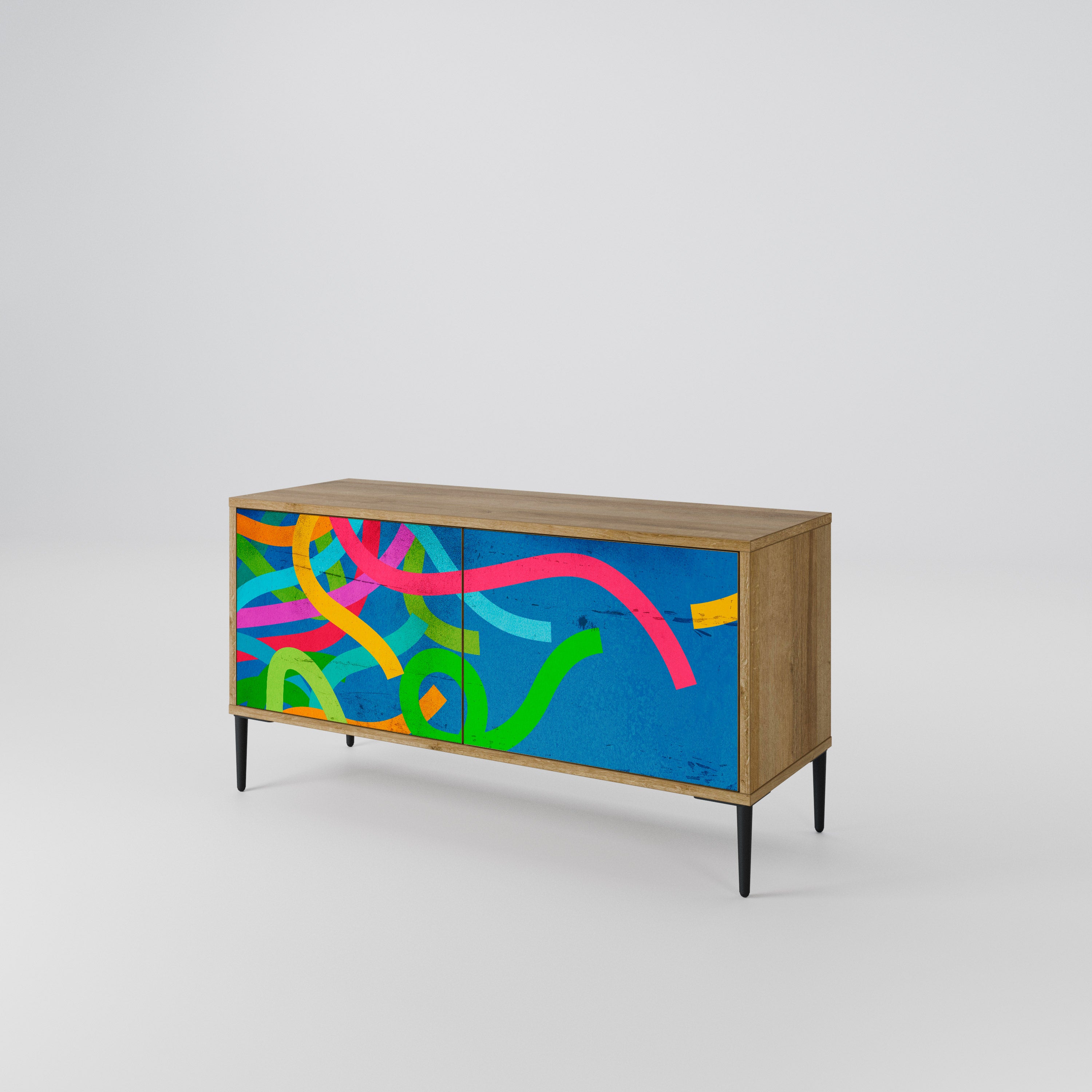 STREAMER TANGLE Compact 2-Door TV Cabinet