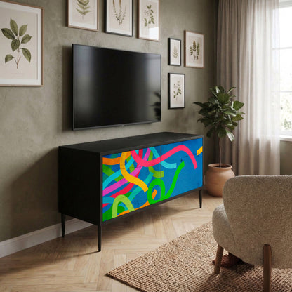 STREAMER TANGLE Kompakt TV-bänk med 2 dörrar