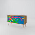 STREAMER TANGLE Kompakt TV-bänk med 2 dörrar