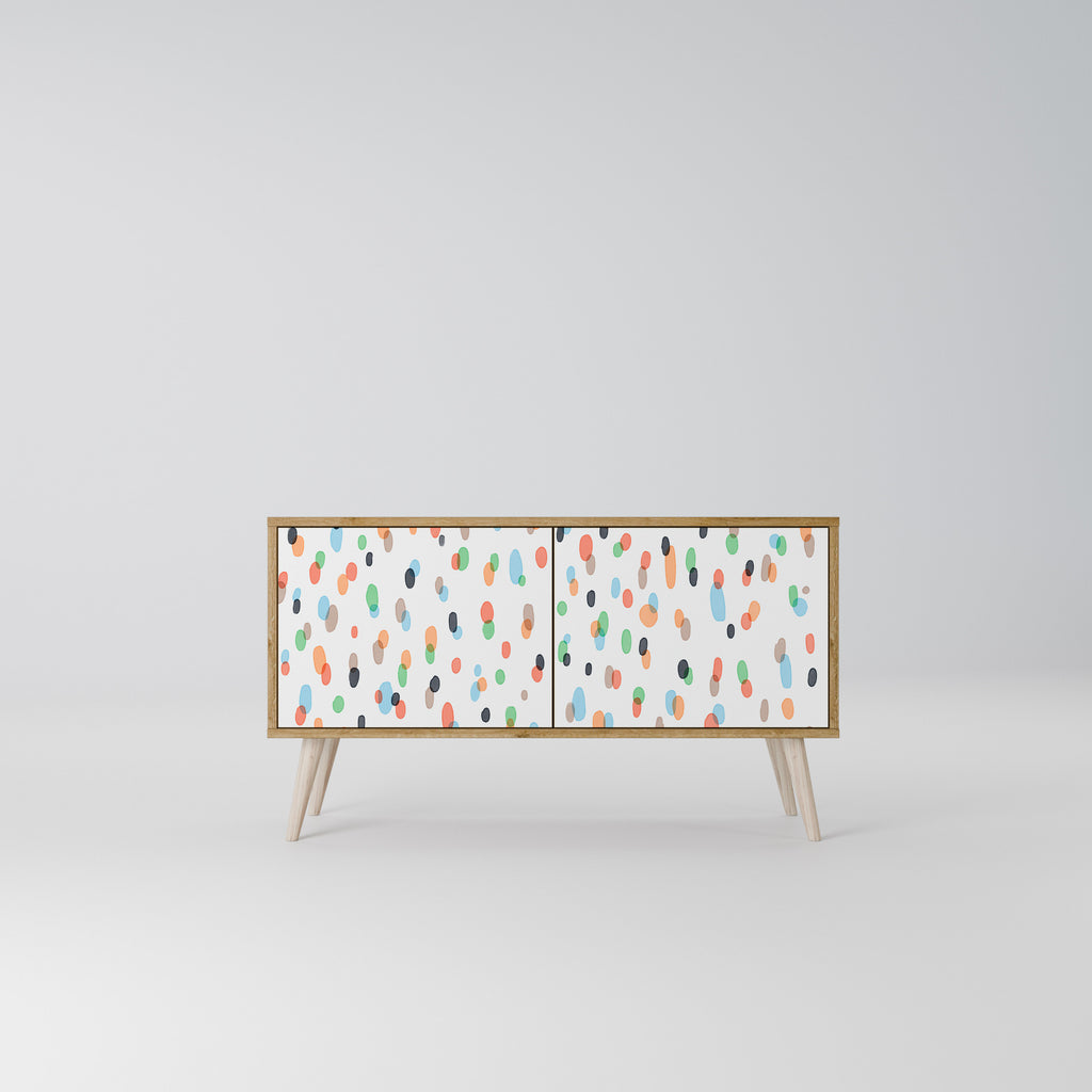 ENERGETIC SPOTS Kompakt TV-bänk med 2 dörrar