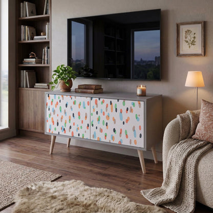 ENERGETIC SPOTS Kompakt TV-bänk med 2 dörrar