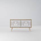 THAI GRAY Compact 2-Door TV Cabinet