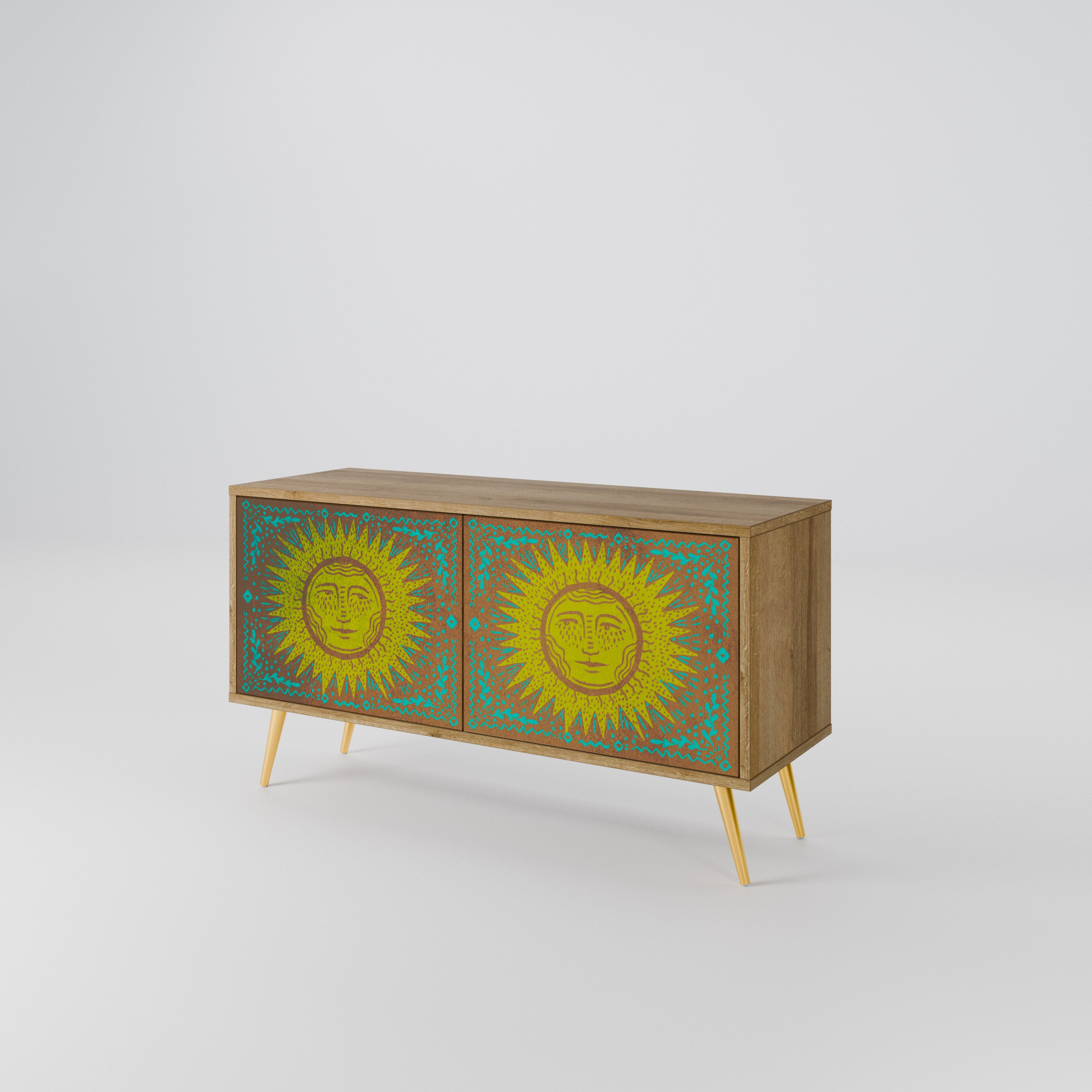 SUNSHINE EULOGY Compact 2-Door TV Cabinet