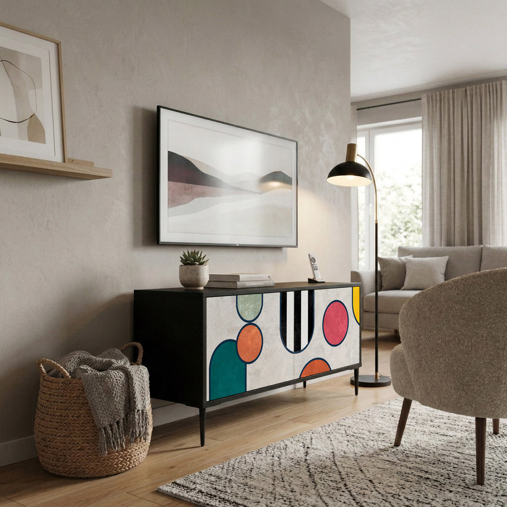 COOL STORY Compact 2-Door TV Cabinet