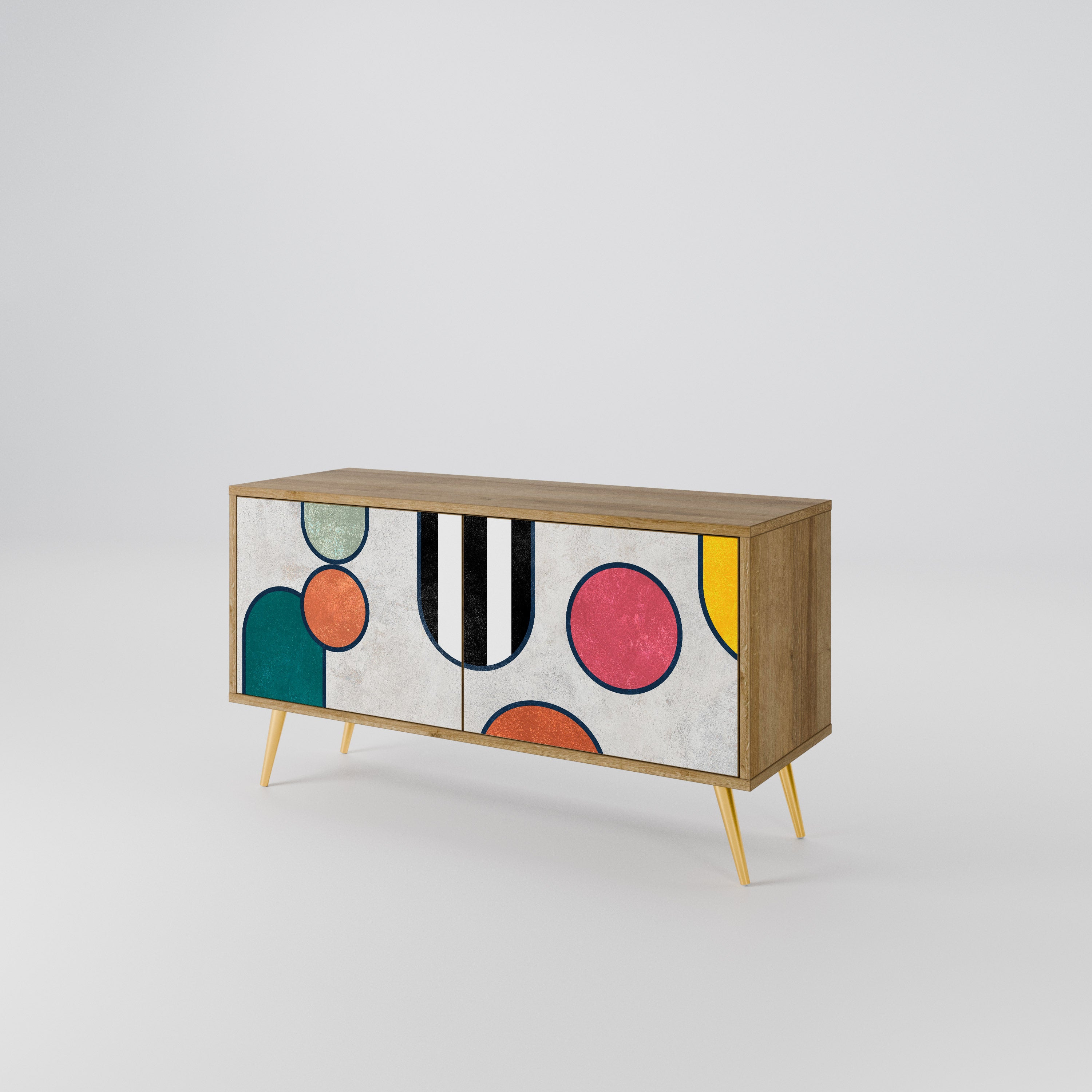 COOL STORY Compact 2-Door TV Cabinet