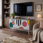 COOL STORY Compact 2-Door TV Cabinet