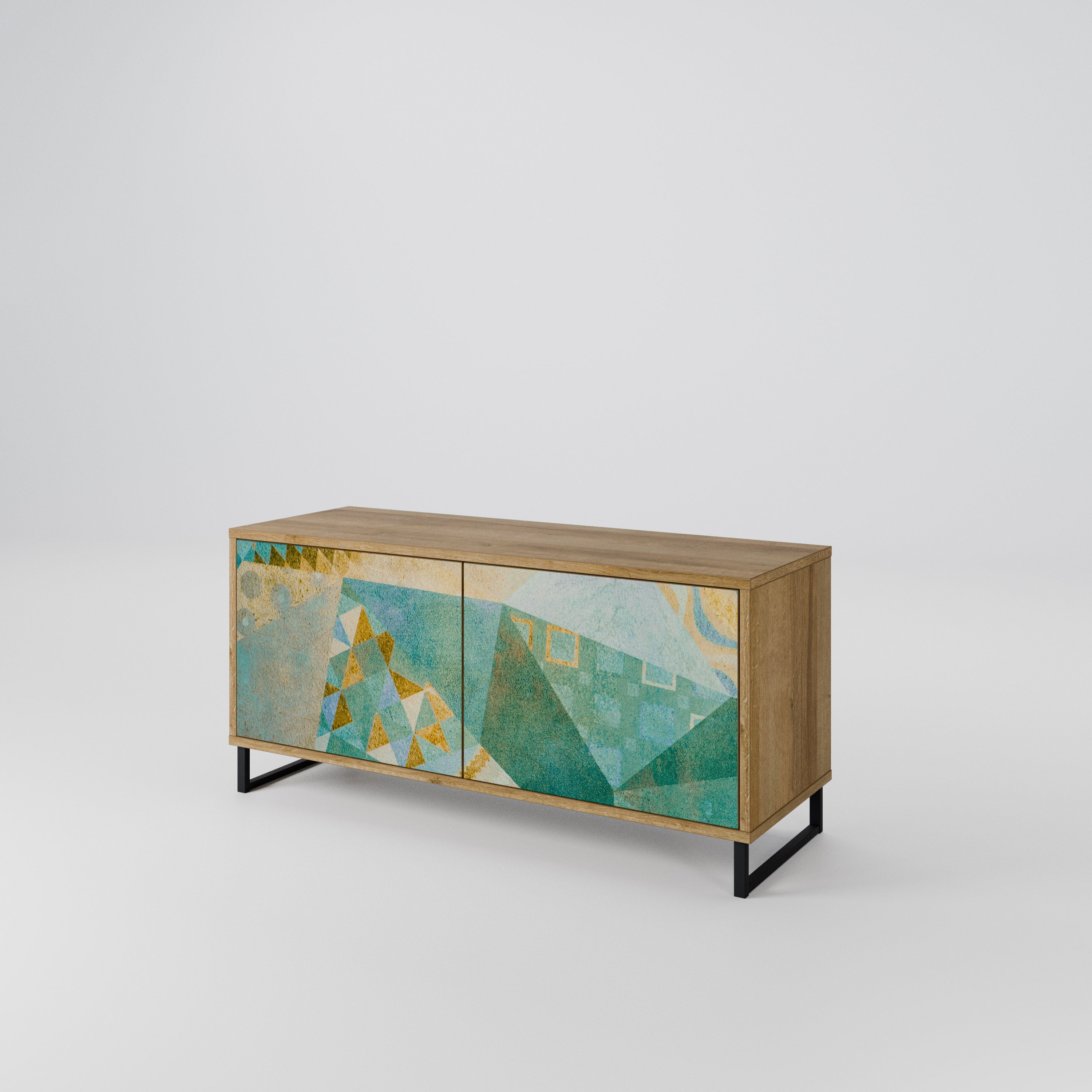 SPECTRUM SPLENDOR Kompakt TV-bänk med 2 dörrar