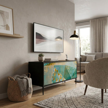 SPECTRUM SPLENDOR Kompakt TV-bänk med 2 dörrar