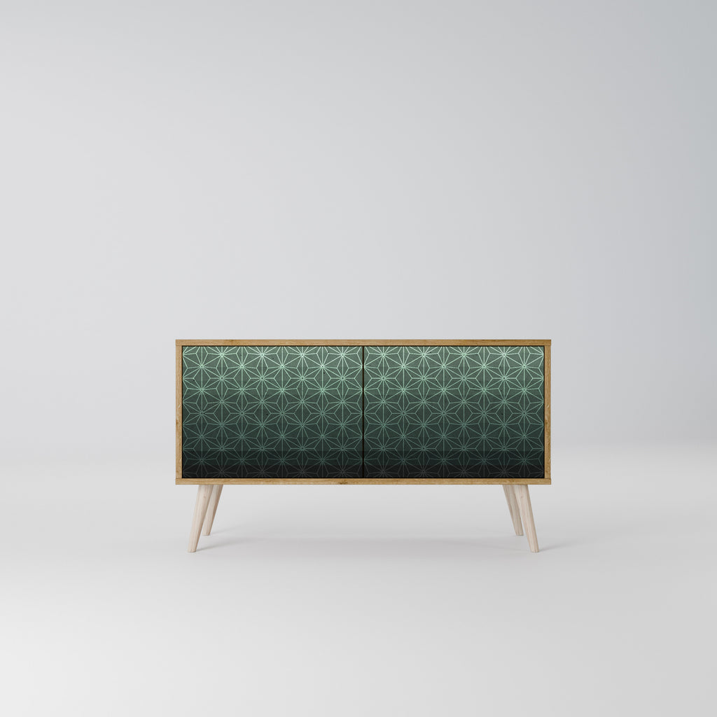 ORNAMENTAL GLIMMER Kompakt TV-bänk med 2 dörrar