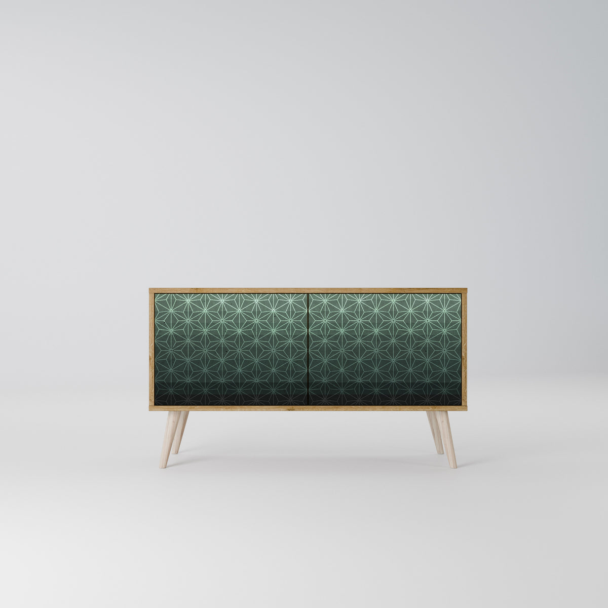 ORNAMENTAL GLIMMER Kompakt TV-bänk med 2 dörrar