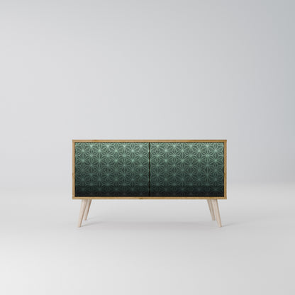 ORNAMENTAL GLIMMER Kompakt TV-bänk med 2 dörrar