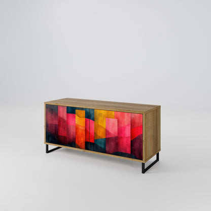COLORFUL SOUNDS Kompakt TV-bänk med 2 dörrar