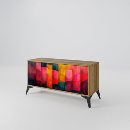 COLORFUL SOUNDS Kompakt TV-bänk med 2 dörrar